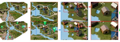 Recursive Code World Models: Building Complex Worlds through Recursive Scene Programs