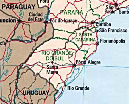 brazil map